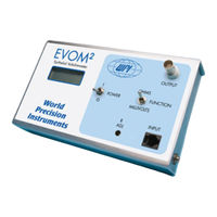 World Precision Instruments EVOM2 Instruction Manual