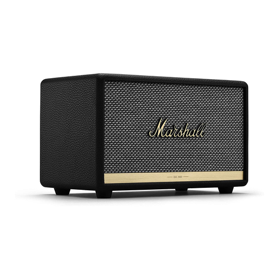 Marshall Amplification ACTON II Bluetooth User Manual