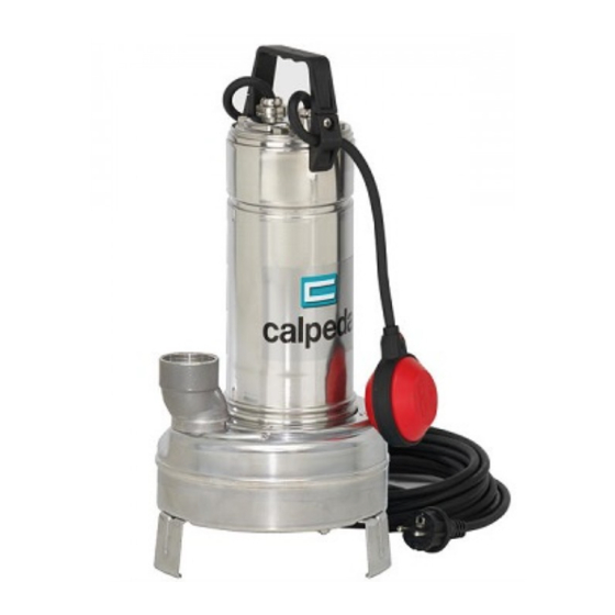 Calpeda GX 40 Operating Instructions