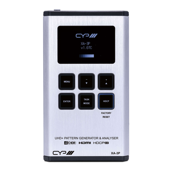 CYP XA-3P Operation Manual