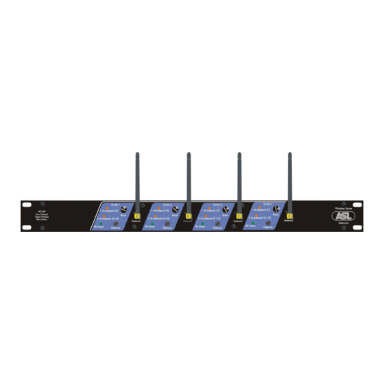ASL INTERCOM WS-400 User Manual