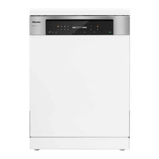 Miele PFD 100 SmartBiz Operating Instructions Manual