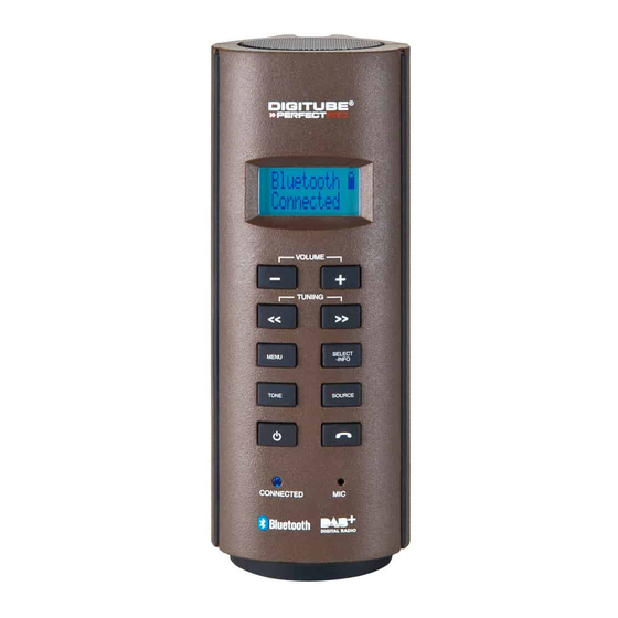perfect pro Digitube jobsite radio Quick Start Manual