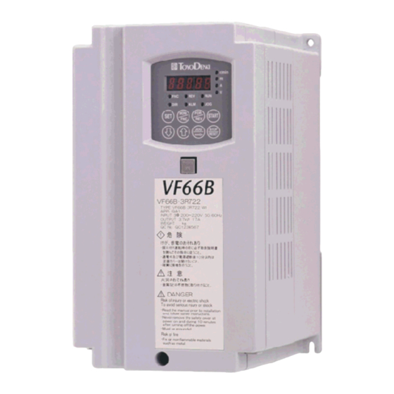 TOYODenki VF66B Operating Manual