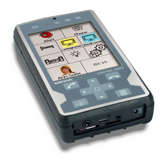 Gewa Control Omni Setting Manual