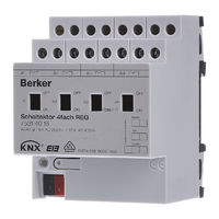 Berker 7531 40 15 Operating Instructions Manual