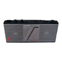 Sony SRF-A100 Operating Instructions Manual