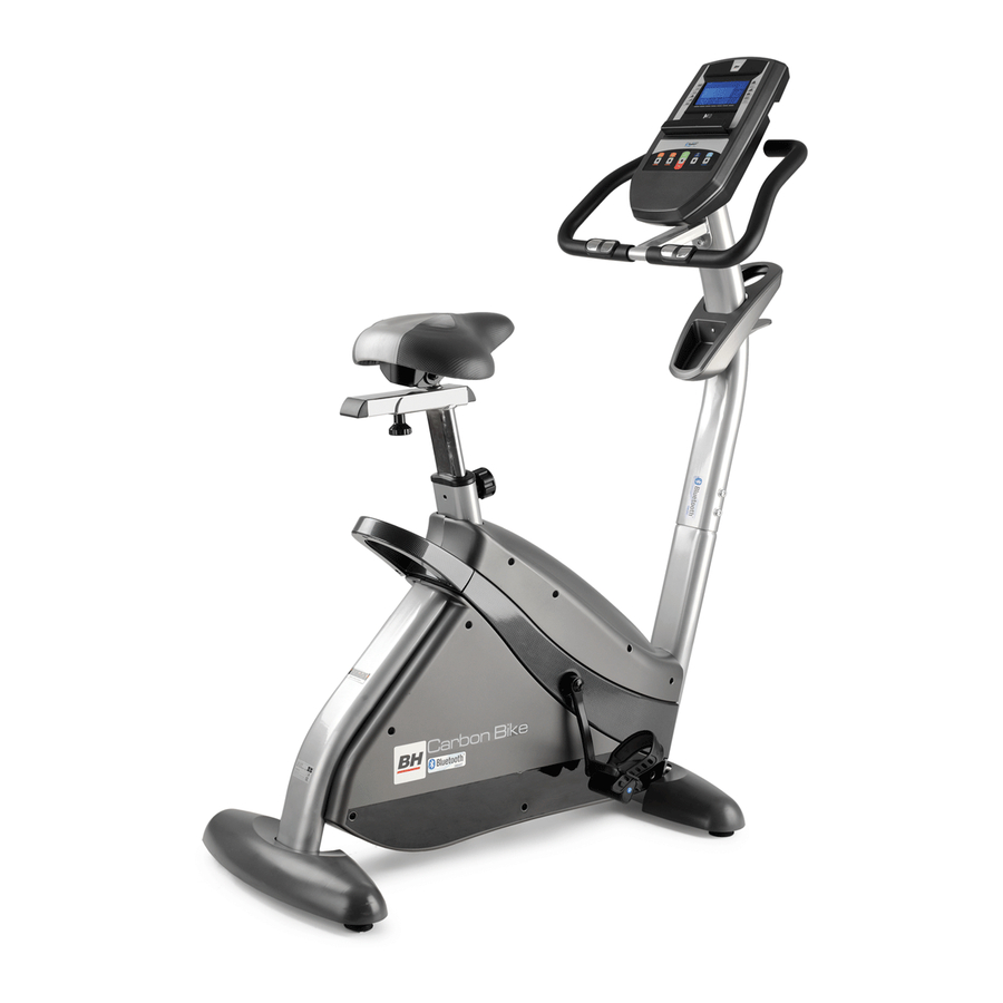 BH FITNESS H8702R Upright Exercise Bike Manuals