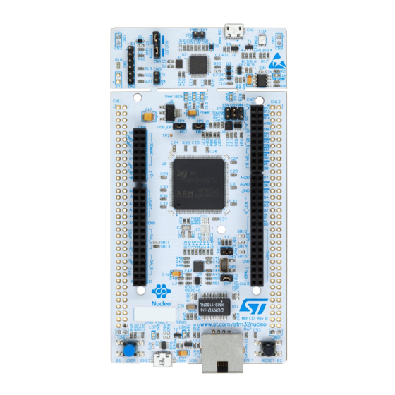 ST NUCLEO-F207ZG User Manual
