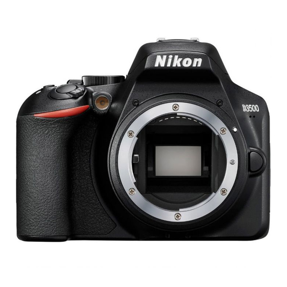 Nikon D3500 Digital Camera Manual