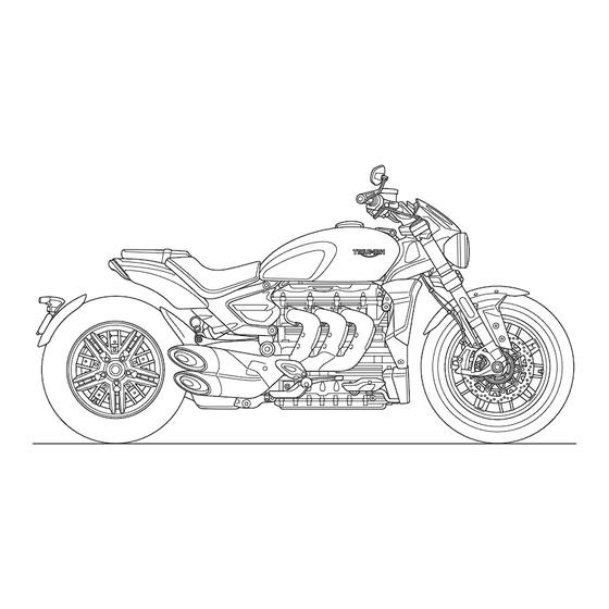 Triumph Rocket 3 Storm GT 2023 Owner's Handbook Manual