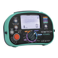 Kewtech KT64DL Operating Instructions Manual