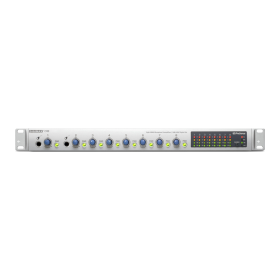PRESONUS DIGIMAX D8 - V 1.0 User Manual