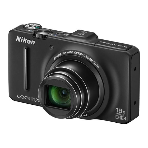 Nikon COOLPIX S9300 Reference Manual