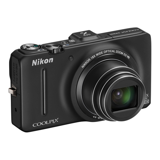 Nikon COOLPIX S9300 Reference Manual