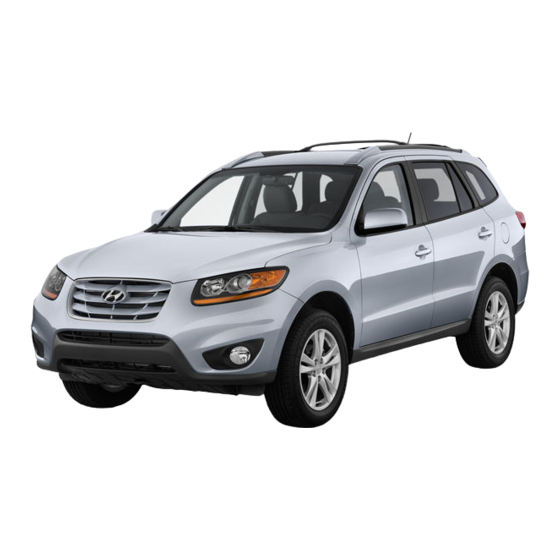 Hyundai SANTA FE Quick Reference Manual