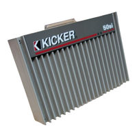 Kicker 50 Si Owner's Manual