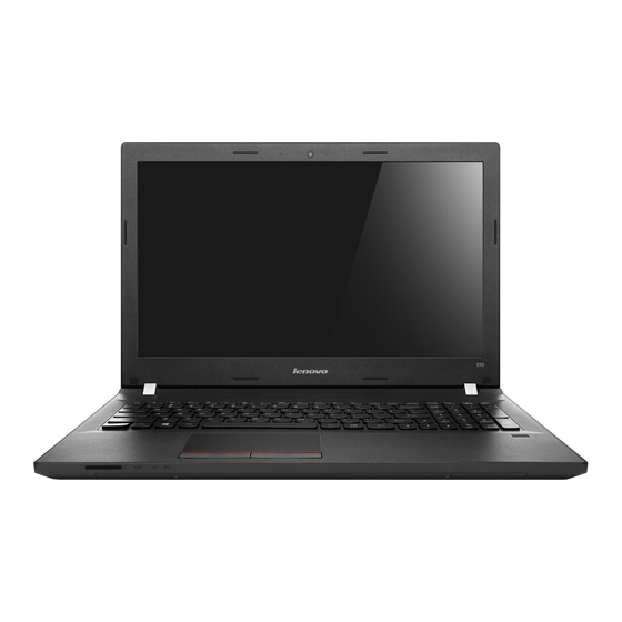 Lenovo E50-70 Safety, Warranty, And Setup Manual