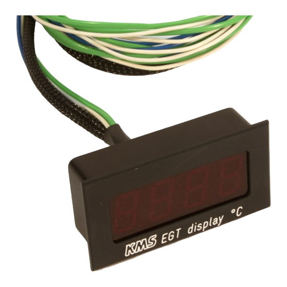 KMS EGT Manual For Installation