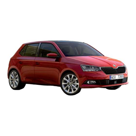User Manuals: Skoda FABIA 2020 Light Car