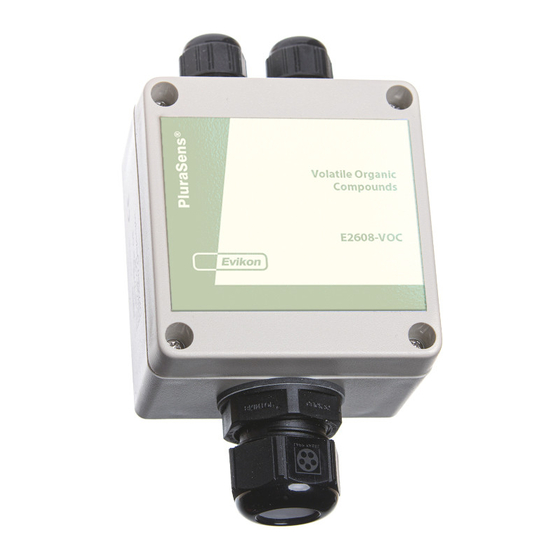 Evikon PluraSens E2608-VOC User Manual