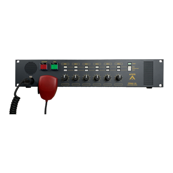 Ateis PRIMA-VA/R User Manual