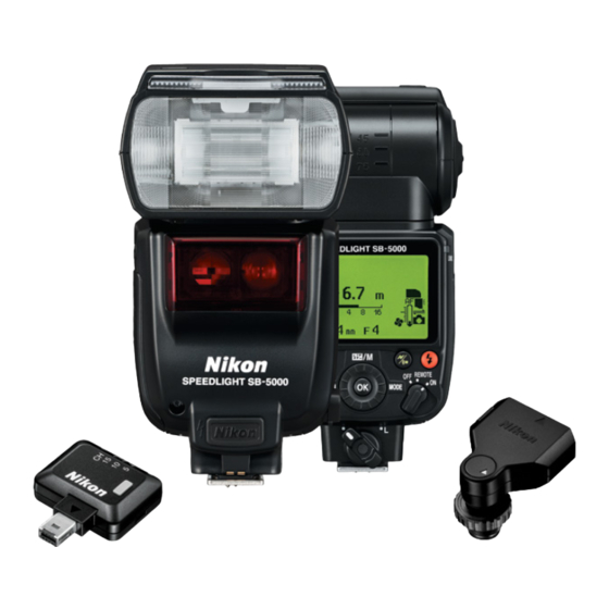 Nikon SPEEDLIGHT SB-5000 Fast Track Manual