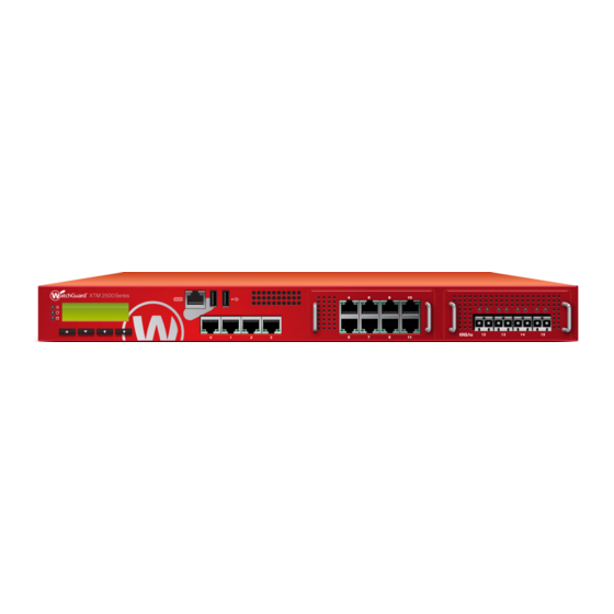 Watchguard XTM 2500 Series Quick Start Manual