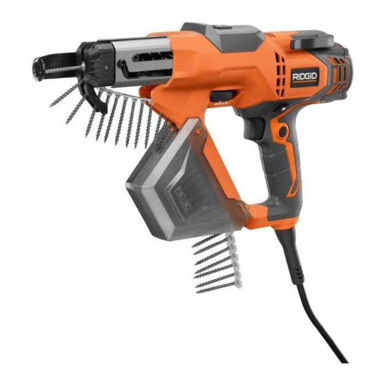 RIDGID R6791 Quick Start Manual
