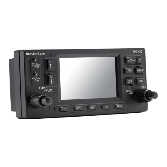 Garmin GNS 430 Specification