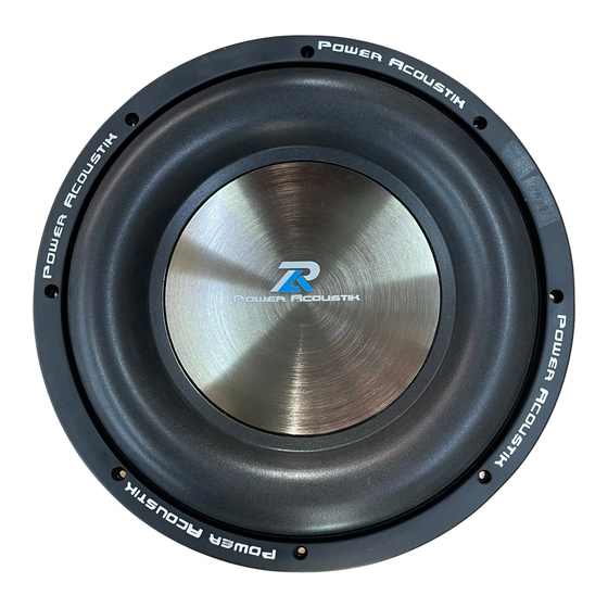 Power Acoustik STW-10 Owner's Manual