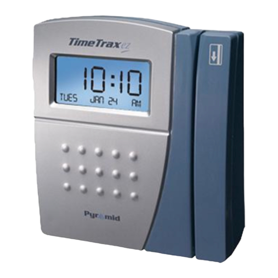 Pyramid TIMETRAX EZ Quick Start Manual