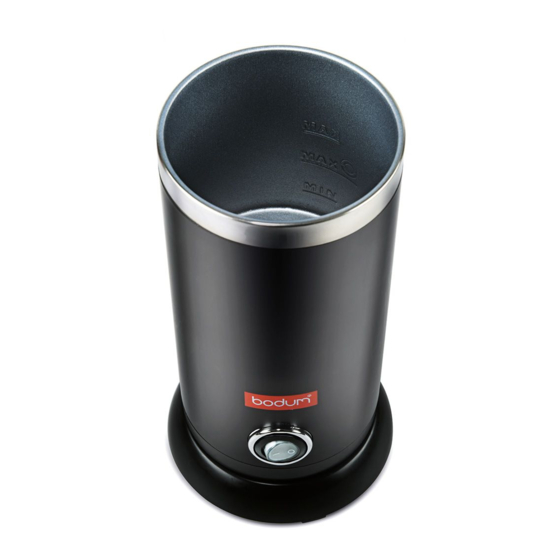 Bodum Bistro 11870 Instructions For Use Manual