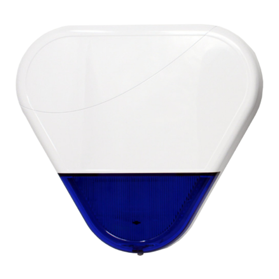 Alula RE636 Wireless Outdoor Siren Strobe Connect+ Encrypted Quick Start Manual
