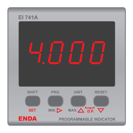 sisel ENDA EI741A Quick Start Manual