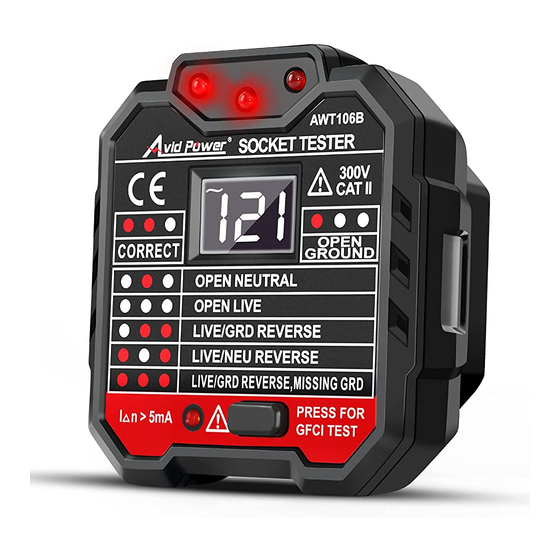 Avid Power AWT106B Operator's Manual