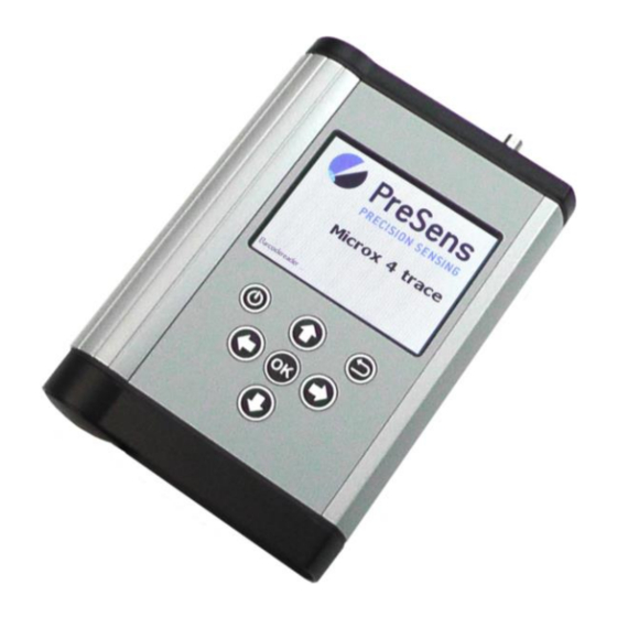 PreSens Microx 4 Instruction Manual