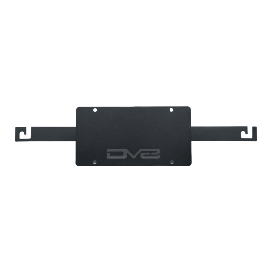 DV8 OFFROAD LPBR-05 Installation Manual