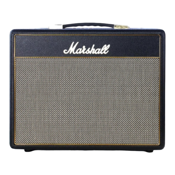 Marshall Amplification Class 5 Owner's Manual
