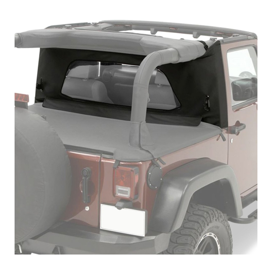 Bestop WrapAround Windjammer 80041 Installation Instructions