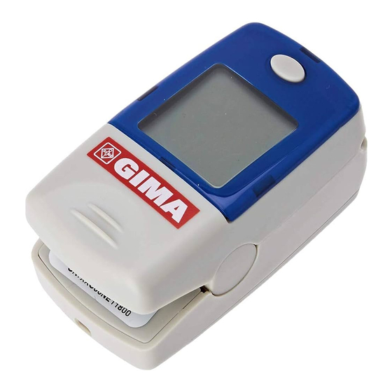 Gima OXY-5 Use And Maintenance Book