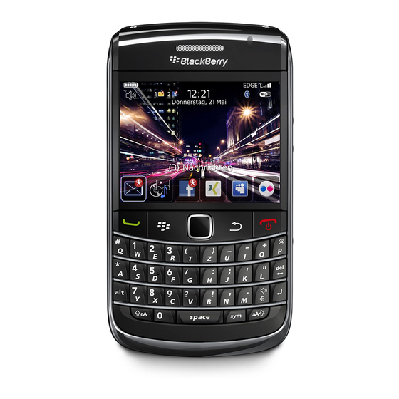 Blackberry Bold 9700 User Manual