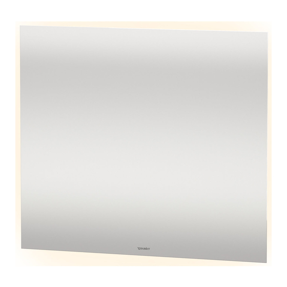 DURAVIT LM 7806 Mounting Instructions