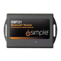 Simple BluStream ISBT21 Installation Manual