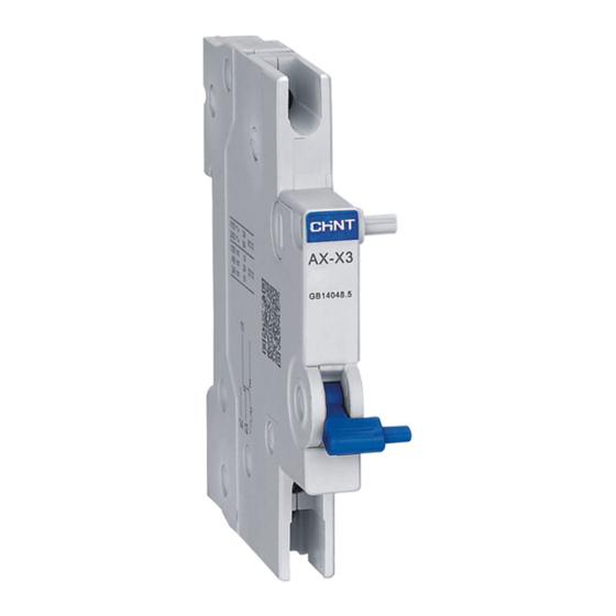 CHINT AX-5 Mounting Instructions