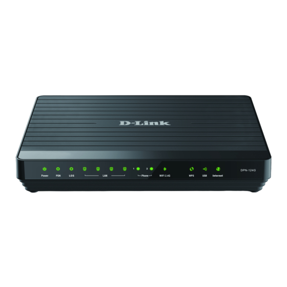 D-Link DPN-124G ONT VoIP Gateway Manuals