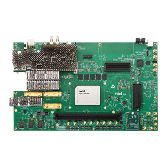 Intel Agilex 7 FPGA I Series User Manual