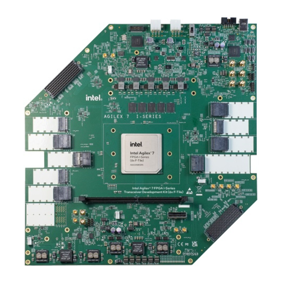 Intel Agilex 7 FPGA I-Series User Manual