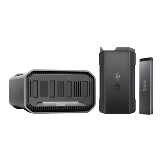 SanDisk Pro Blade 1 TB Modular SSD Manuals