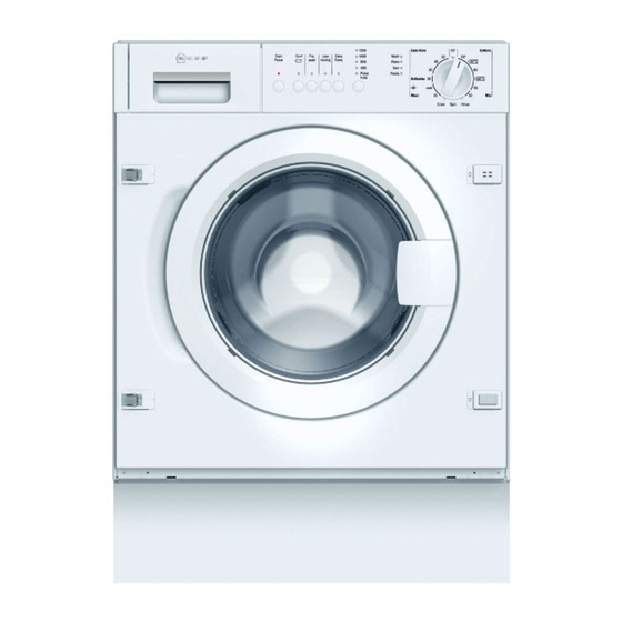 NEFF W5420X0GB - annexe 2 Operating Instructions Manual